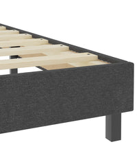 Boxspringbett Dunkelgrau Stoff 120x200 cm