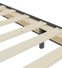 Boxspringbett Dunkelgrau Stoff 120x200 cm