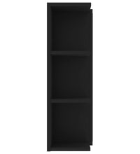Bad-Spiegelschrank Schwarz 80x20,5x64 cm Holzwerkstoff