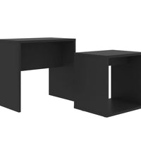 Couchtisch-Set Schwarz 48x30x45 cm Holzwerkstoff