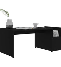 Couchtisch Schwarz 90x45x35 cm Holzwerkstoff