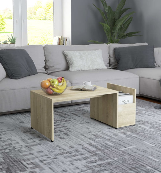 Couchtisch Sonoma-Eiche 90x45x35 cm Holzwerkstoff