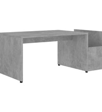 Couchtisch Betongrau 90x45x35 cm Holzwerkstoff