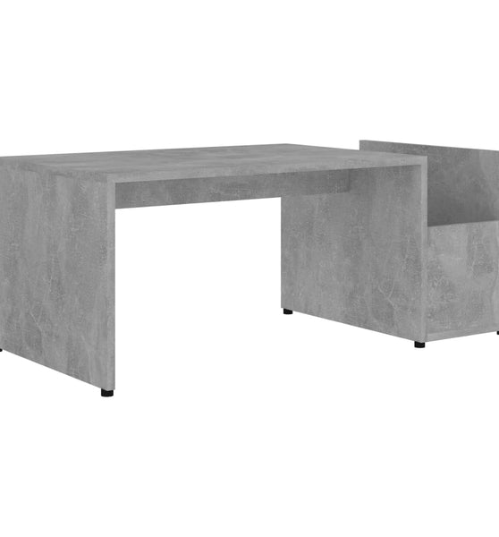 Couchtisch Betongrau 90x45x35 cm Holzwerkstoff