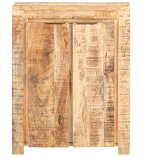 Sideboard 59x33x75 cm Raues Mangoholz