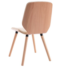 Esszimmerstühle 4 Stk. Creme Kunstleder