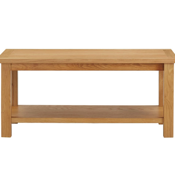 Couchtisch 90 x 45 x 40 cm Eiche Massivholz