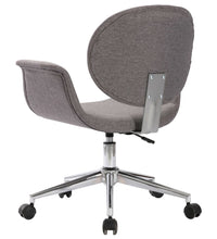 Drehbare Esszimmerstühle 6 Stk. Grau Stoff