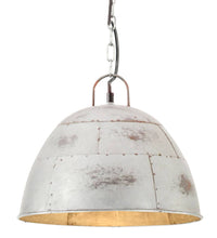 Hängelampe Vintage Industriestil 25 W Silbern Rund 31 cm E27