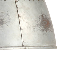 Hängelampe Vintage Industriestil 25 W Silbern Rund 31 cm E27