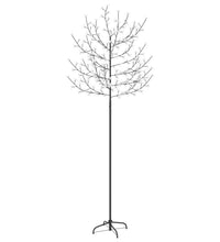 Weihnachtsbaum 220 LEDs Kaltweißes Licht Kirschblüten 220 cm