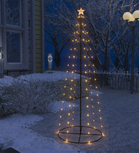 Weihnachtsbaum in Kegelform 100 LEDs Warmweiß 70x180 cm