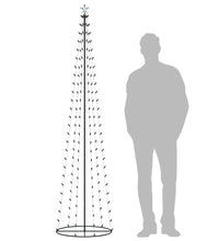 Weihnachtsbaum in Kegelform 136 LEDs Bunt 70x240 cm