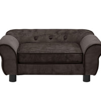 Hundesofa Braun 72x45x30 cm Plüsch