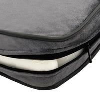 Hundesofa Grau 81x43x31 cm Plüsch und Kunstleder