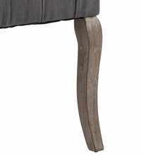 Esszimmerstühle 2 Stk. Grau Leinenoptik Stoff