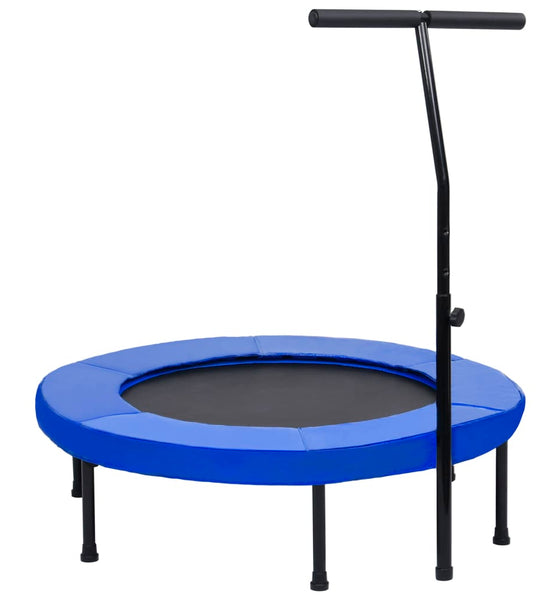 Fitness Trampolin mit Griff und Sicherheitspolster 102 cm