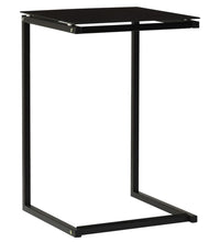 Beistelltisch Schwarz 40x40x60 cm Hartglas