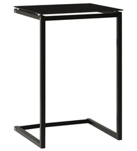 Beistelltisch Schwarz 40x40x60 cm Hartglas
