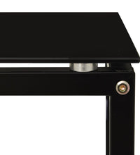 Beistelltisch Schwarz 40x40x60 cm Hartglas
