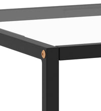 Couchtisch Schwarz mit Hartglas 100x50x35 cm