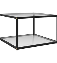 Couchtisch Transparent 60x60x35 cm Hartglas