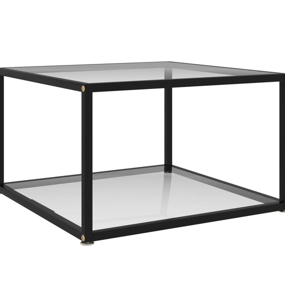 Couchtisch Transparent 60x60x35 cm Hartglas