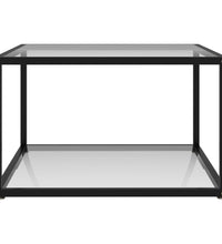 Couchtisch Transparent 60x60x35 cm Hartglas