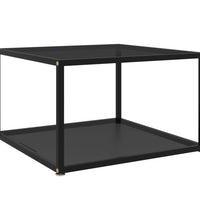 Couchtisch Schwarz 60x60x35 cm Hartglas
