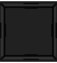 Couchtisch Schwarz 60x60x35 cm Hartglas