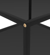 Couchtisch Schwarz 60x60x35 cm Hartglas