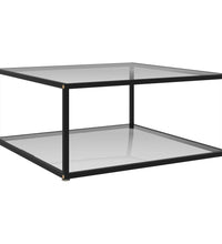 Couchtisch Transparent 80x80x35 cm Hartglas