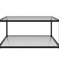 Couchtisch Transparent 80x80x35 cm Hartglas