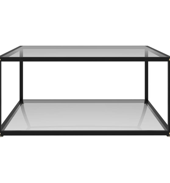 Couchtisch Transparent 80x80x35 cm Hartglas