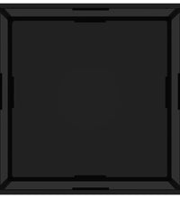 Couchtisch Schwarz 80x80x35 cm Hartglas