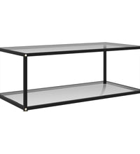 Couchtisch Transparent 100x50x35 cm Hartglas