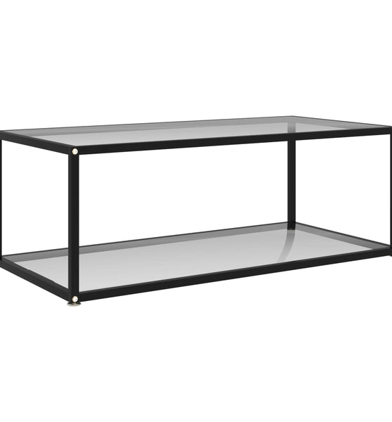 Couchtisch Transparent 100x50x35 cm Hartglas