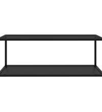 Couchtisch Schwarz 100x50x35 cm Hartglas