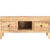 Couchtisch 100x55x40 cm Raues Mangoholz