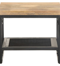 Beistelltisch 40x40x35 cm Massivholz Mango