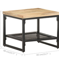 Beistelltisch 40x40x35 cm Massivholz Mango
