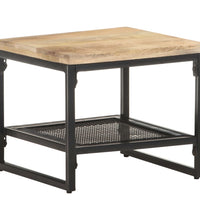 Beistelltisch 40x40x35 cm Massivholz Mango