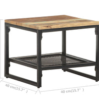 Beistelltisch 40x40x35 cm Recyceltes Massivholz