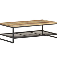 Couchtisch 110x60x35 cm Recyceltes Massivholz