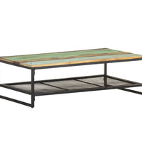 Couchtisch 110x60x35 cm Recyceltes Massivholz