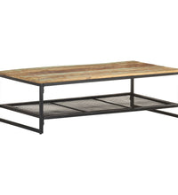 Couchtisch 110x60x35 cm Recyceltes Massivholz