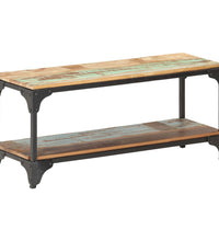 Couchtisch 90x30x40 cm Recyceltes Massivholz