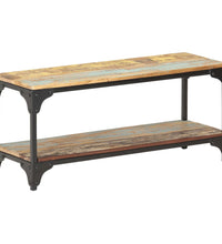 Couchtisch 90x30x40 cm Recyceltes Massivholz