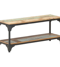 Couchtisch 90x30x40 cm Recyceltes Massivholz