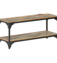 Couchtisch 90x30x40 cm Recyceltes Massivholz